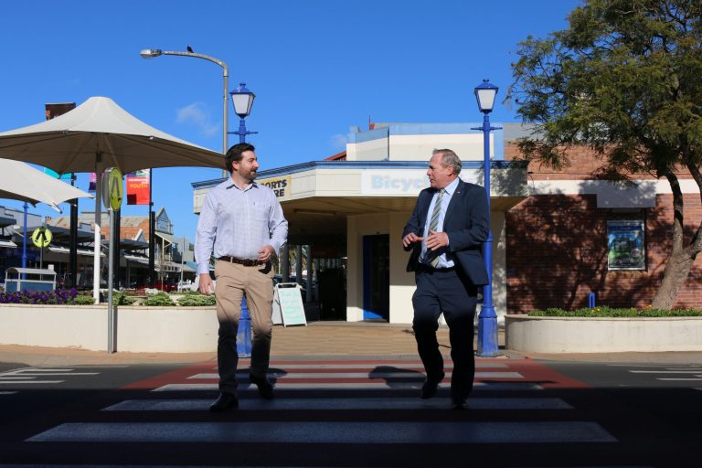 WDRC Mayor Paul McVeigh and Daniel Bartkowski