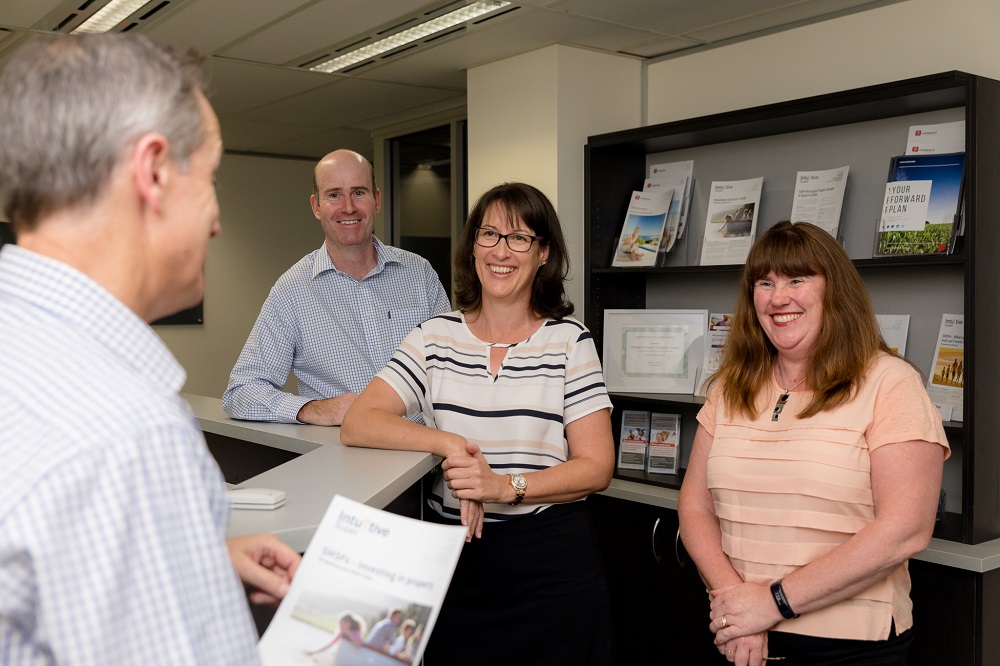 Intuitive Super team meets a superannuation client